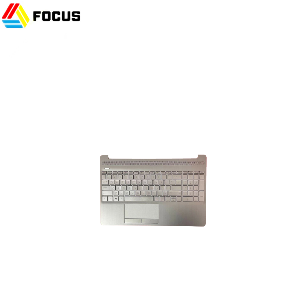 Genuine New silver for HP 15S DU/DY/DW palmrest with backlit keyboard and touchpad L52022-001