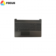 Original new laptop black upper case housing palmrest with keyboard touchpad for HP 15S-DU 15S-DY 15S-DW L52021-001