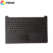 HOT Selling genuine new black upper case Palmrest w/ Keyboard touchpad for HP 15-DA/ 15-DB L20387-001