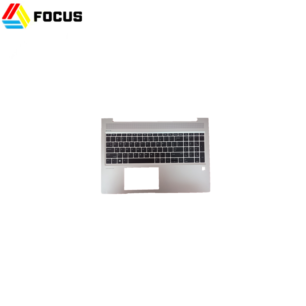 Genuine New Silvery Laptop Palmrest keyboard for HP Probook 450 G6 L45091-001