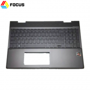Genuine New laptop black Palmrest with keyboard Upper Case Keyboard for HP Envy 15-CP L32763-001