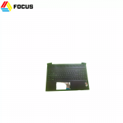 Original New Laptop palmrest with keyboard top cover for use in acid green Logo for HP Pavilion 15-EC L72597-001