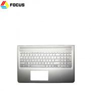 Original new silver palmrest top cover with backlit keyboard for HP envy 15-AS 857799-001