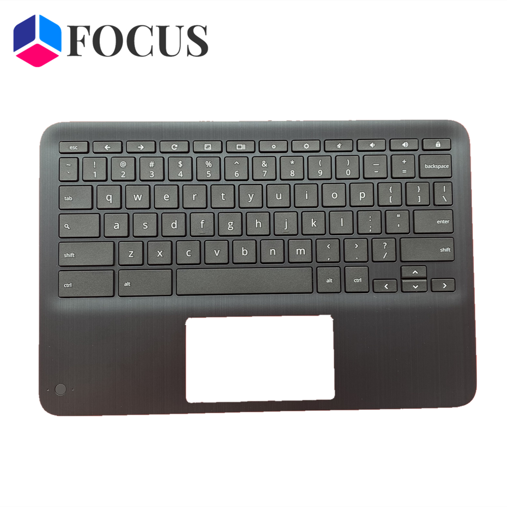 HP Chromebook X360 11 G3 EE Palmrest keyboard with WFC L92214-001