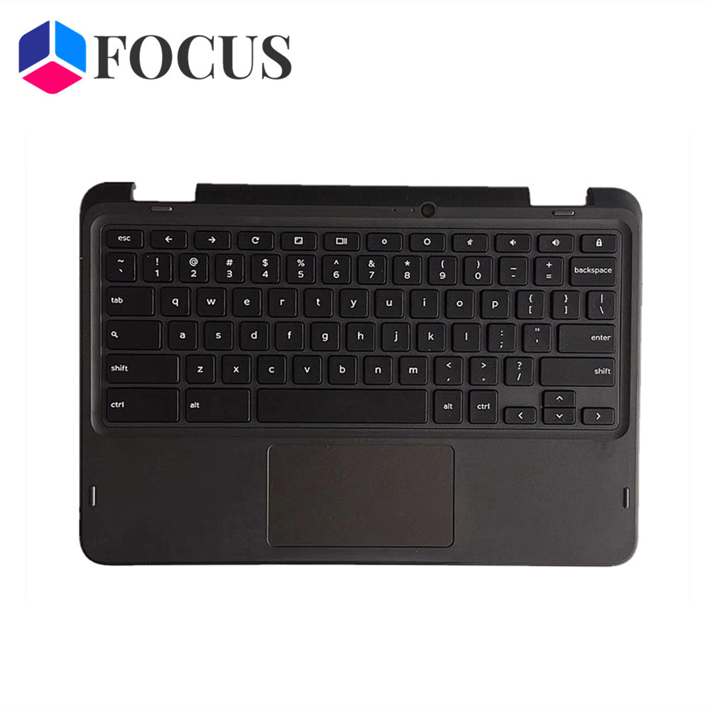 Dell Chromebook 11 3100 2 in1 Palmrest Keyboard Touchpad with Camera Hole 0WFYT5