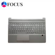 HP Pavilion 15S-DU 15S-DY 15S-DW Palmrest Backlit Keyboard Touchpad Silver With FPR L52154-001 