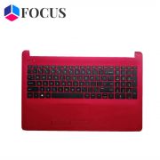 HP Pavilion 15-BS Palmrest Keyboard Touchpad Red L19446-001