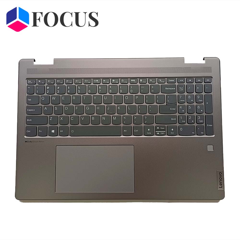 Lenovo Yoga 7-16IIAP7 Upper Case Palmrest With Backlit Keyboard Touchpad FPAG 5CB1J01825