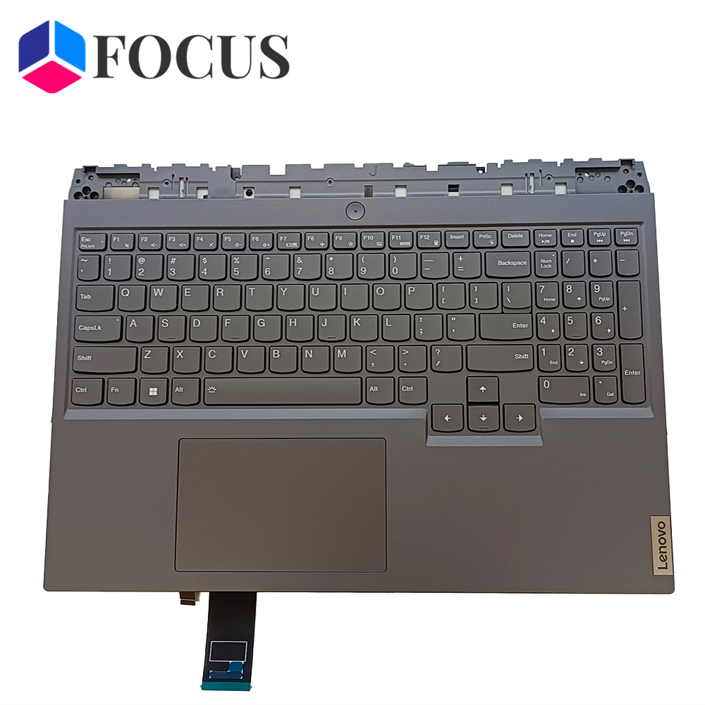 Lenovo Legion 5 Pro 16ARH7 Upper Case Palmrest With Backlit Keyboard Touchpad SG AMD 5CB1H71212 5CB1H71276 5CB1H70903