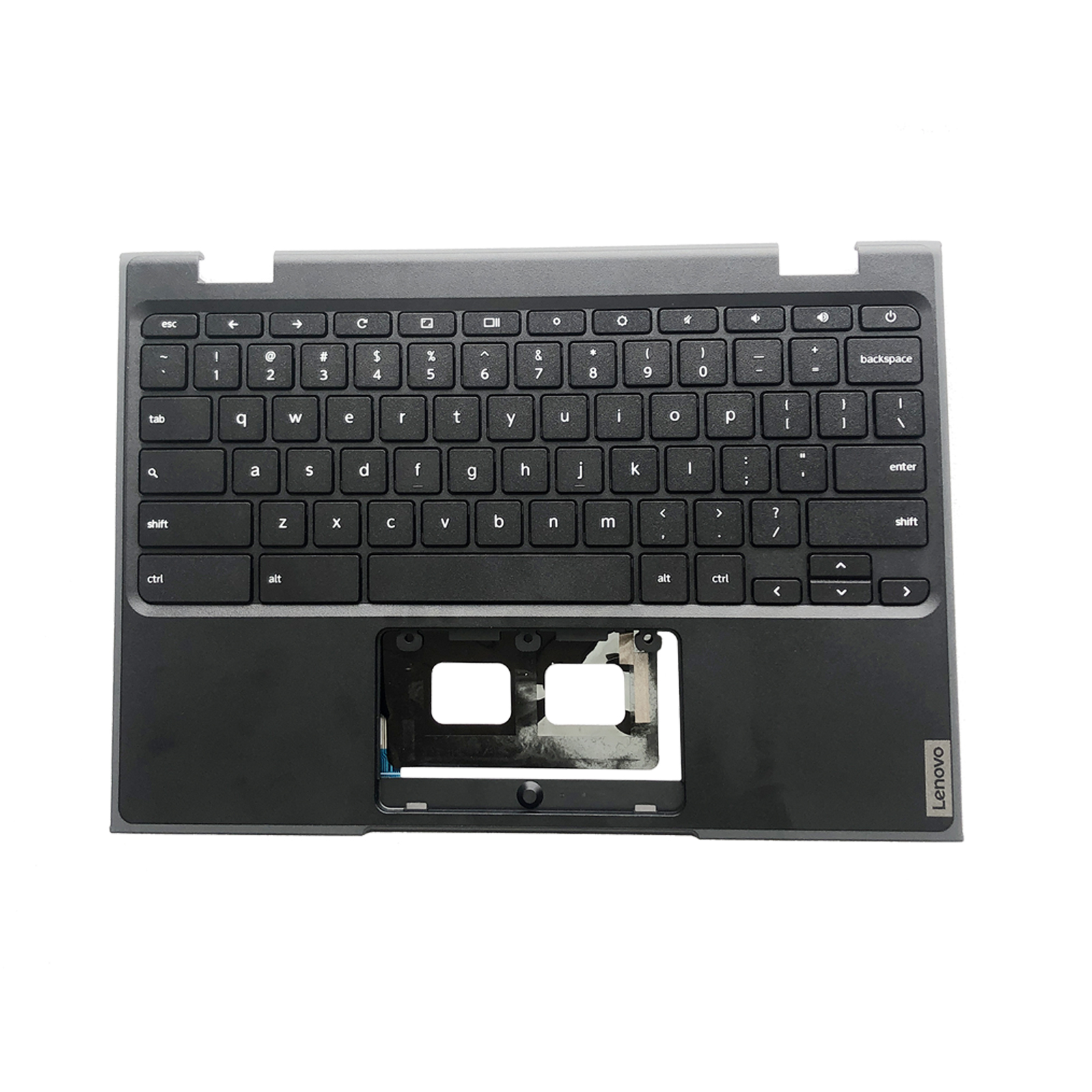 Lenovo 100E Chromebook 2nd Gen MTK2 82Q3 Palmrest Upper Case w/ Keyboard 5CB1E21835