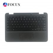 New For Dell Chromebook 11 3120 Palmrest Upper Case C Shell w/Keyboard Touchpad WFC 801P8 