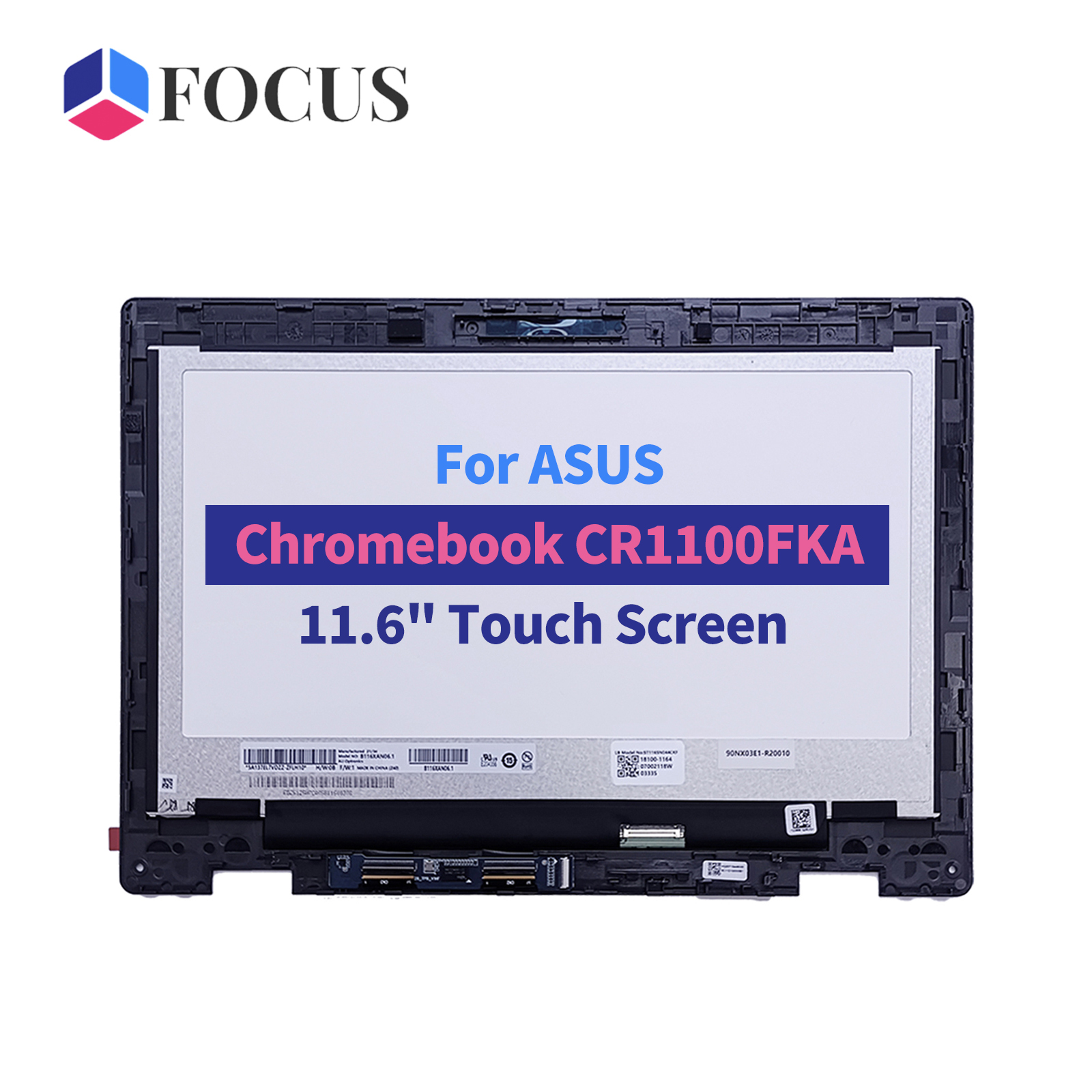 90NX03E1-R20010 New For ASUS CR1100FKA 11.6 HD TOUCH LCD Assembly W/ Bezel OEM